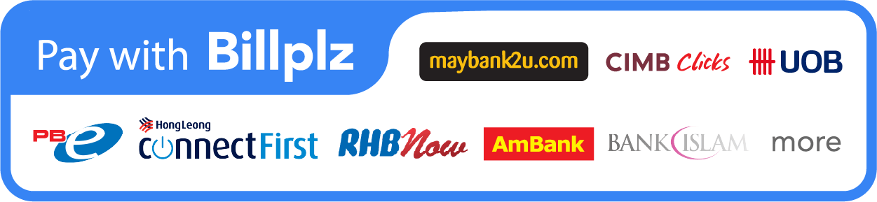Bayar Secara Online Banking FPX (Jimat RM10 SM & RM15 SS) — (Recommended)