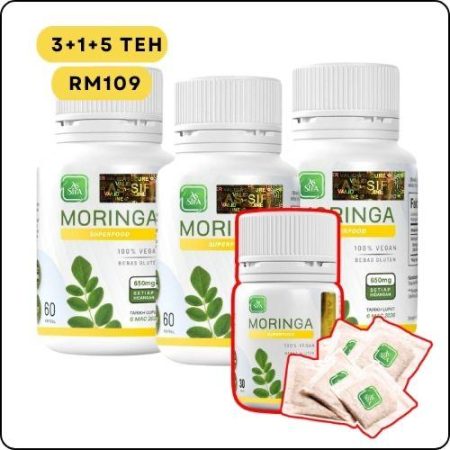 3 BOTOL+1 BOTOL +10 TEH MORINGA
